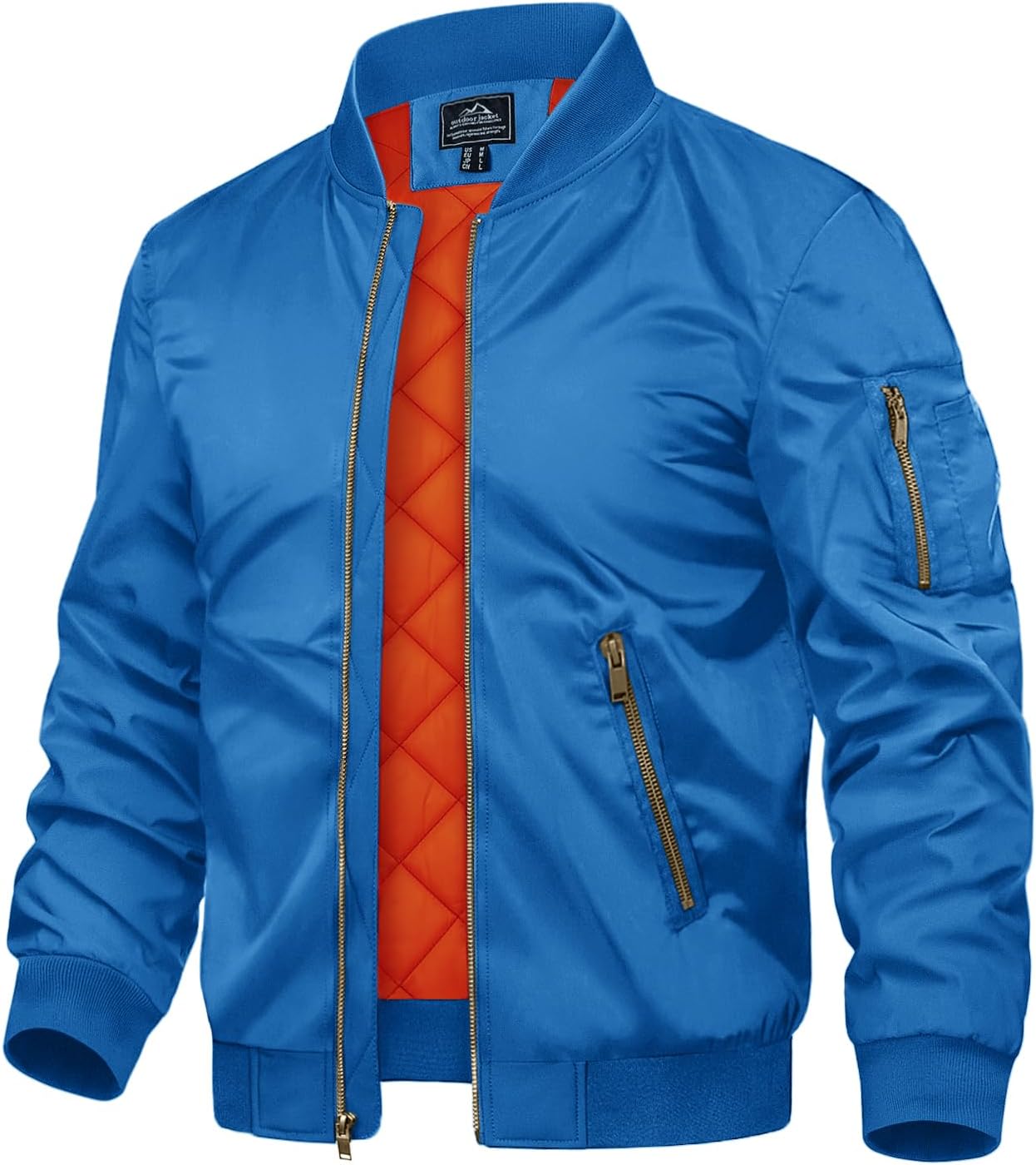 TACVASEN Men's Bomber Jacket - Stylish Fall Winter Windbreaker