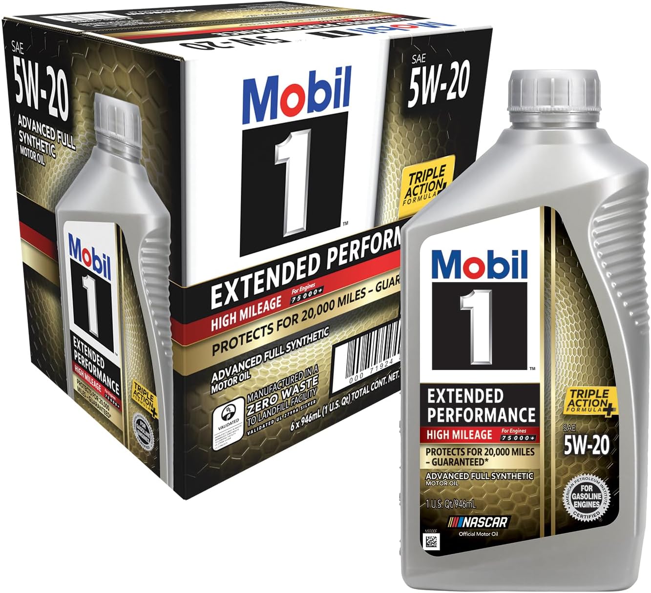 Mobil 1 Extended Performance High Mileage Motor Oil 5W-20 Review