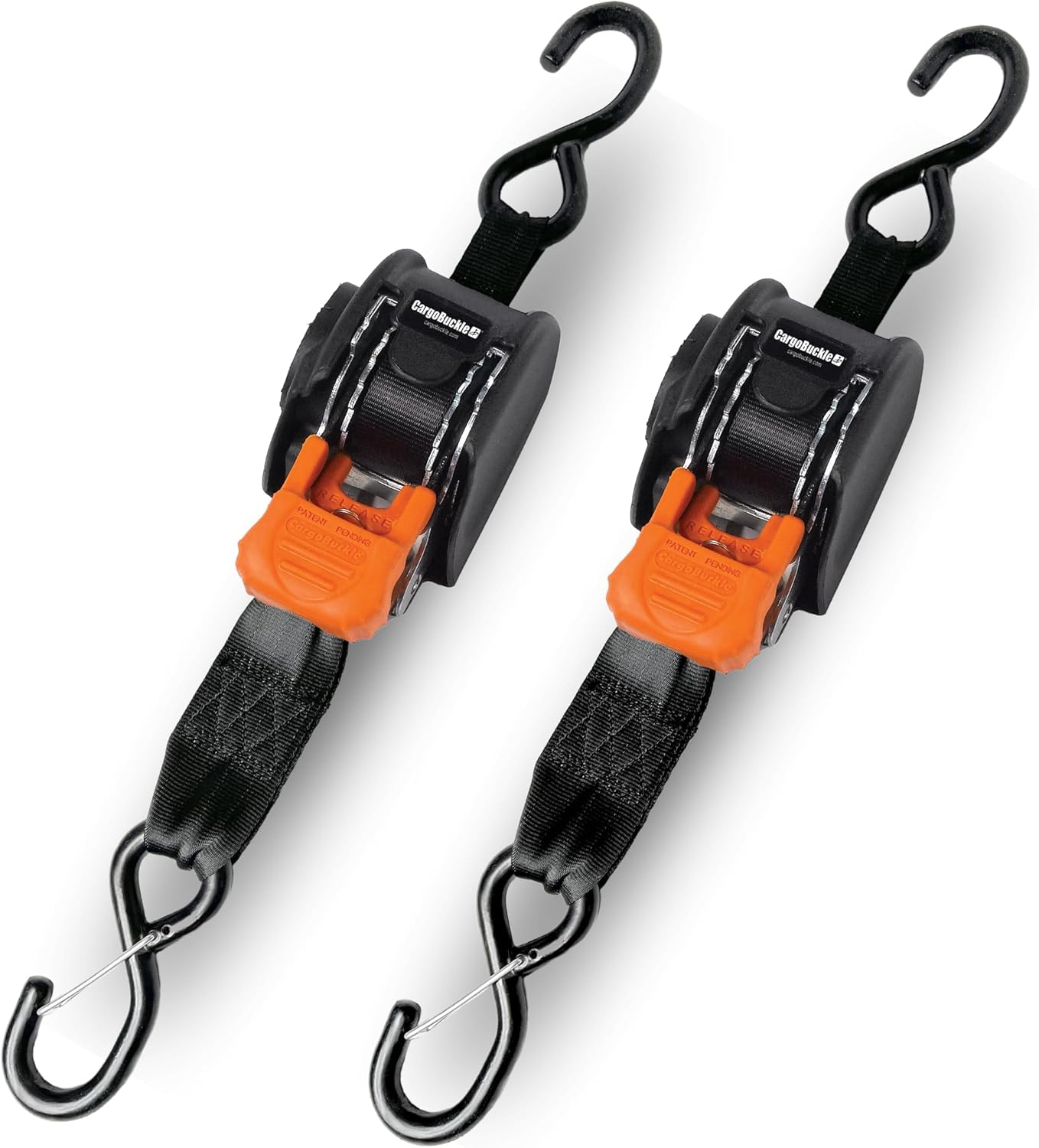 CargoBuckle Mini G3 Retractable Ratchet Straps for Secure Cargo