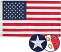 American Flag 4x6 ft - Heavy Duty Outdoor Nylon Flag, Embroidered