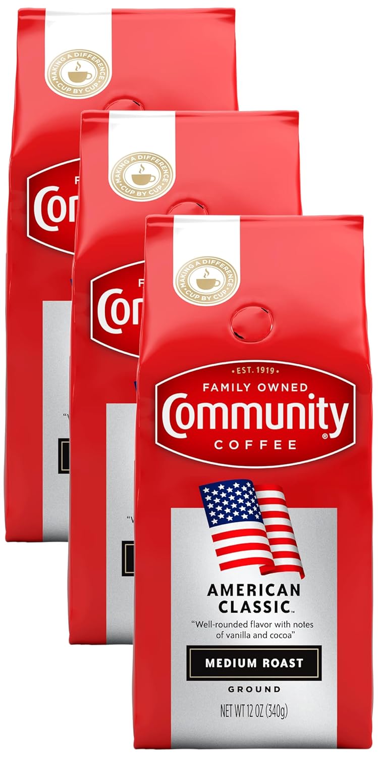 Community Coffee American Classic Ground Coffee, Medium Roast