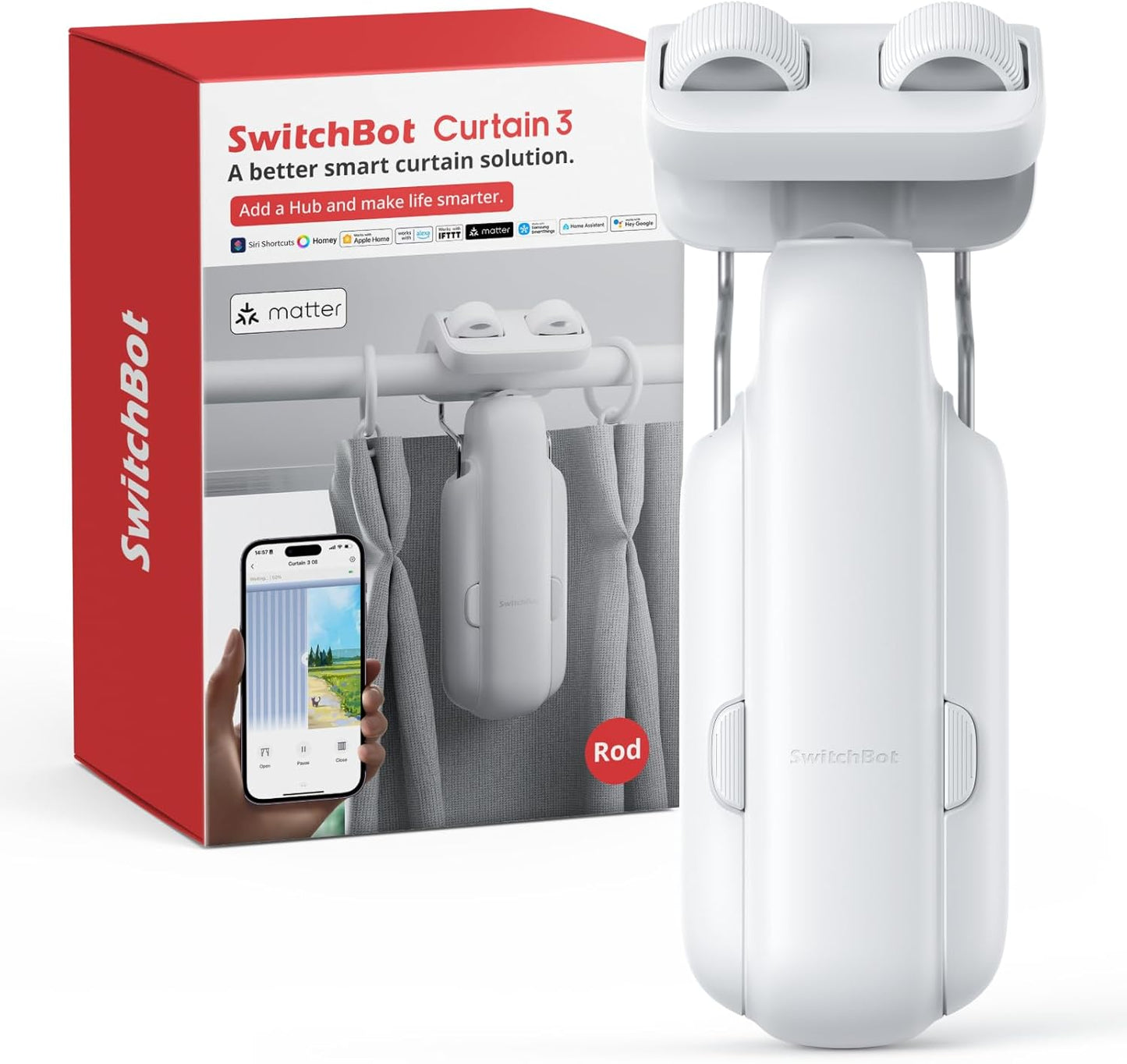 2025 Automatic Curtain Opener with Bluetooth and WiFi Control
