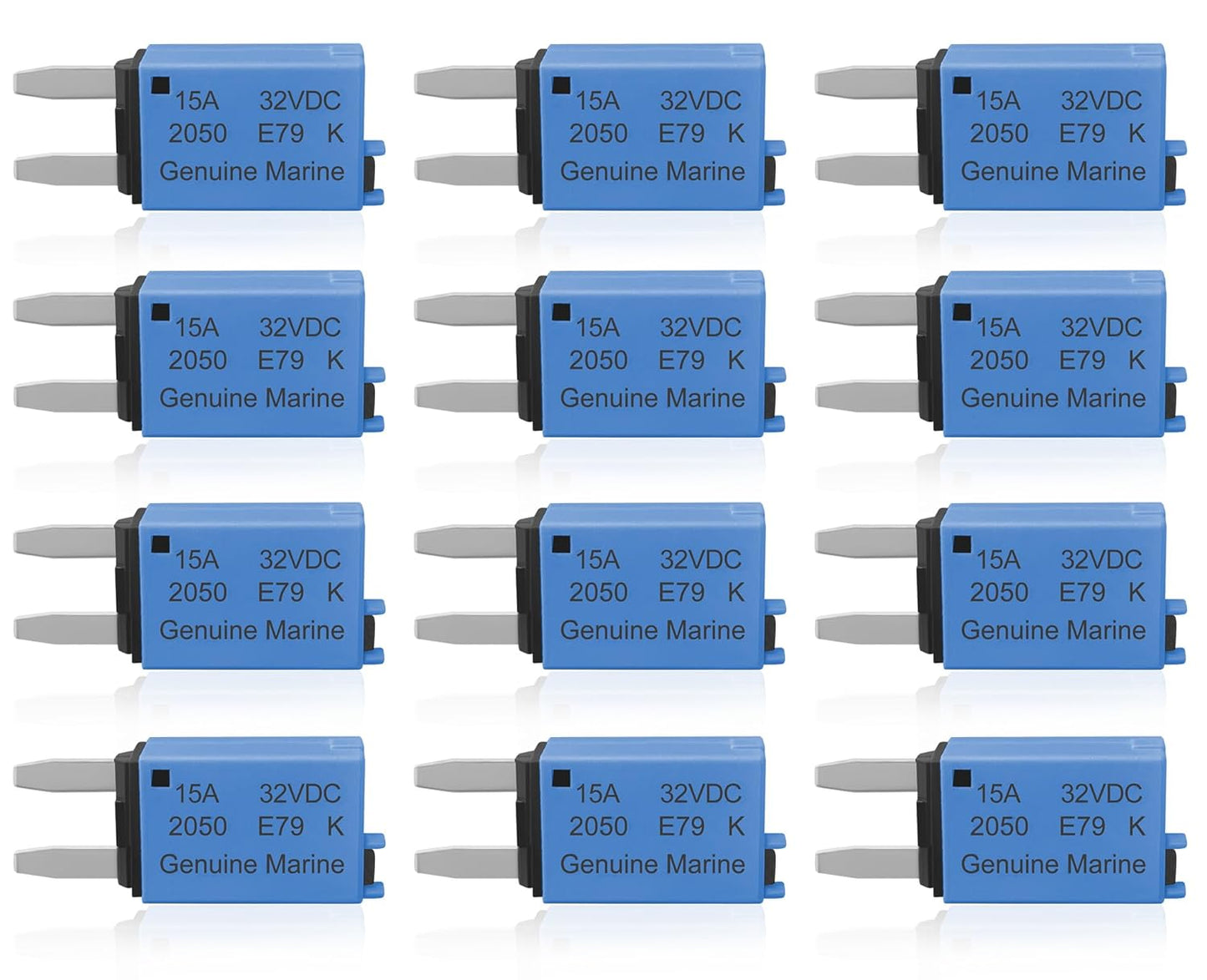 15A Low Profile Mini Fuse Kit for Automotive and Marine Use