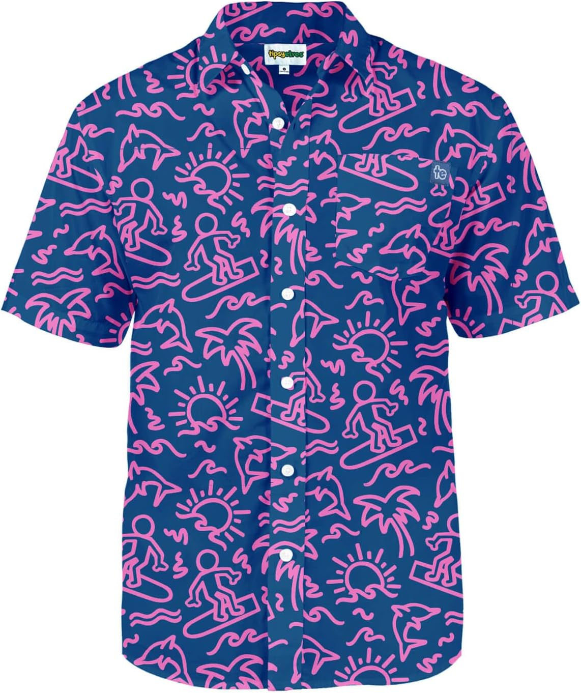Tipsy Elves Hawaiian Shirts for Men - Perfect for Summer Fun