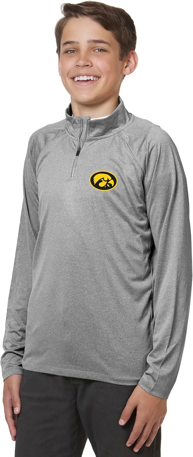 Little King NCAA Youth Boys 1/4 Zip Pullover Wind Shirt Review