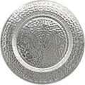 Set of 6 Silver Charger Plates - Elegant Dining Upgrade