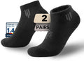 Alpaca Wool Ankle Socks for Men & Women - 2 Pairs Cushioned Comfort