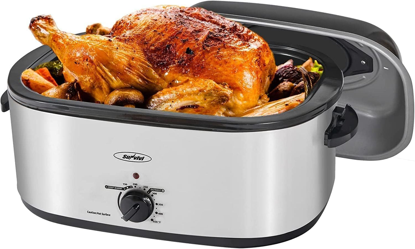 Sunvivi Electric Roaster Oven for Perfectly Cooked Turkey