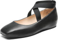 DREAM PAIRS Women's Ballet Flats Comfortable Slip-On Square Toe