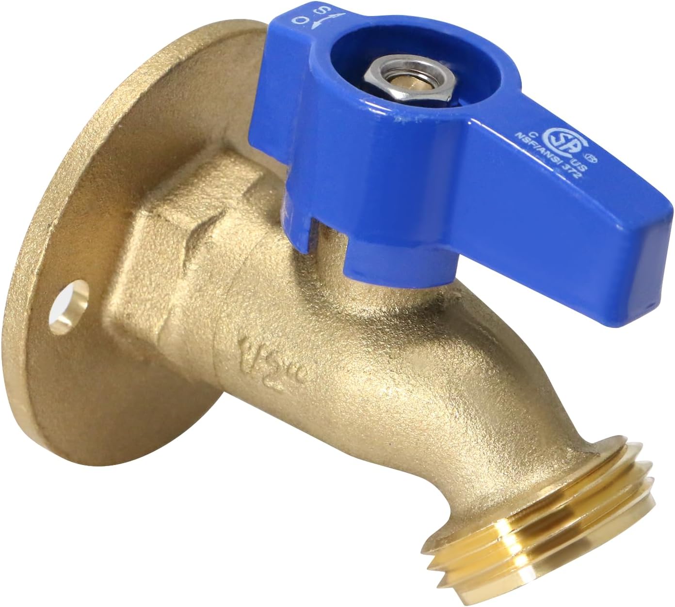 XFITTING 1/2in Female Threaded Hose Bibb with Nail Flange