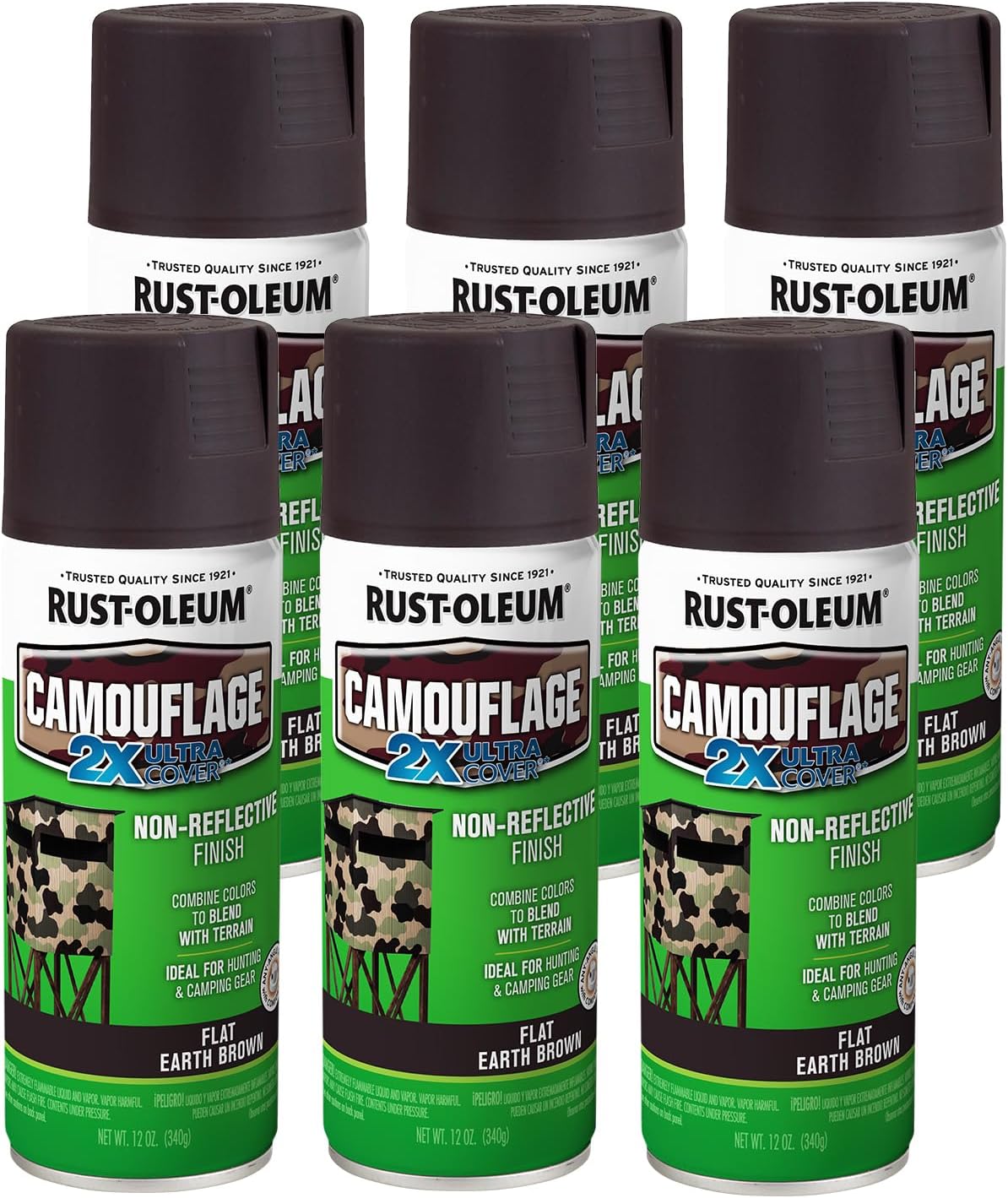 Rust-Oleum Camouflage 2X Ultra Cover Spray Paint for Outdoors
