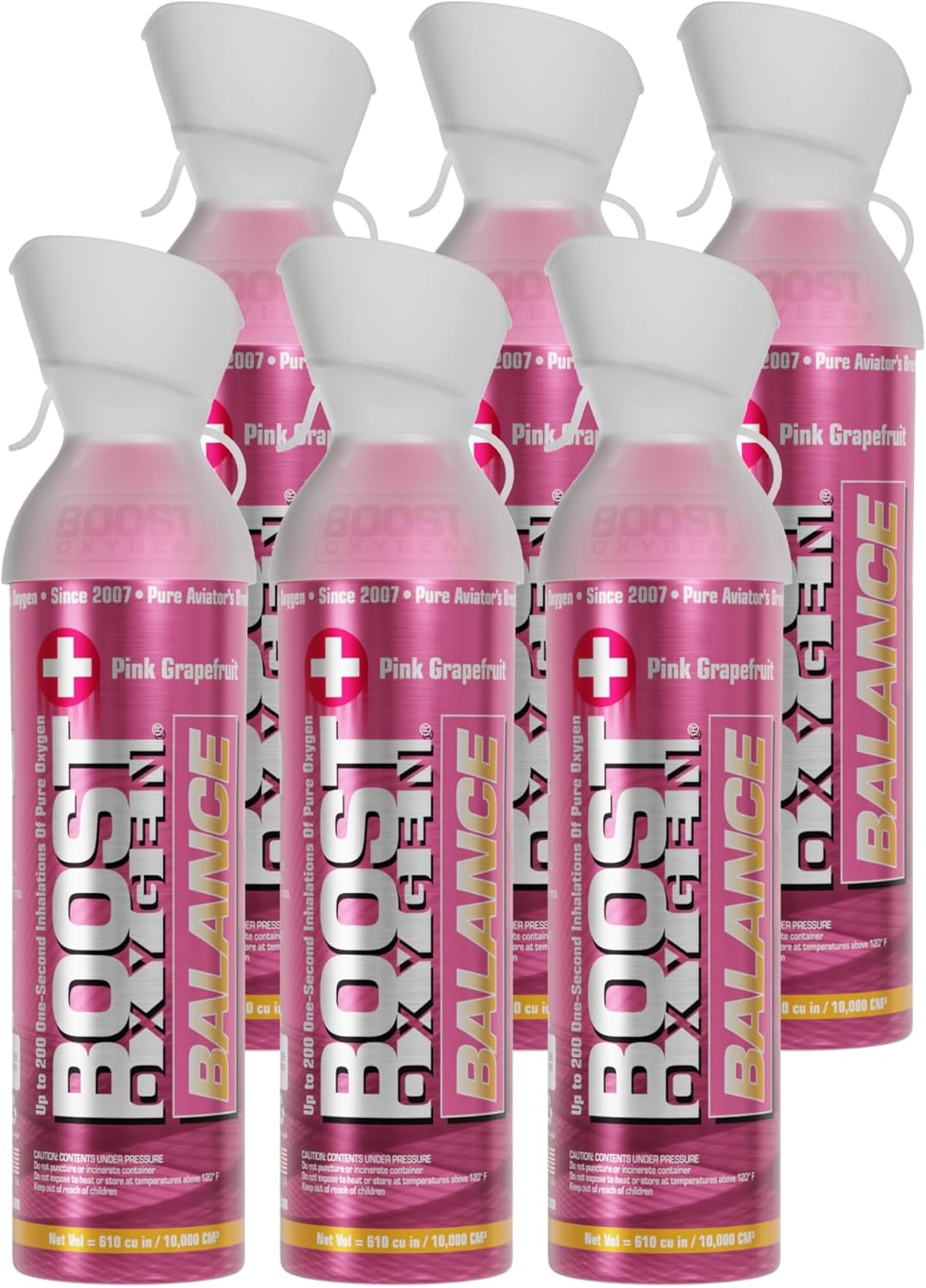 Boost Oxygen Large Balance Pink Grapefruit Aroma 10L Canister