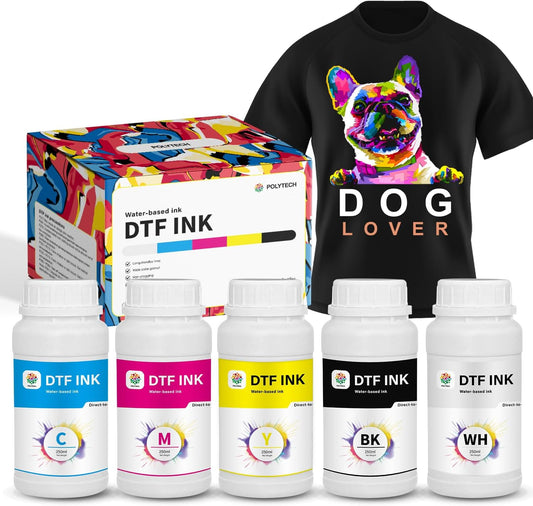 Vibrant 6x250ML DTF Ink for EPSON Printers