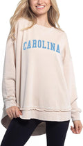 chicka-d Women's Pullover Burnout Sweatshirt - Cozy Game Day Tunic