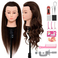 28Inch Mannequin Head Human Hair for Styling and Braiding
