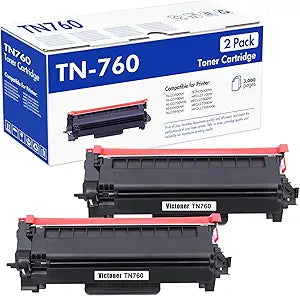 TN760 Toner for Brother Printer - High Yield Replacement Cartridges