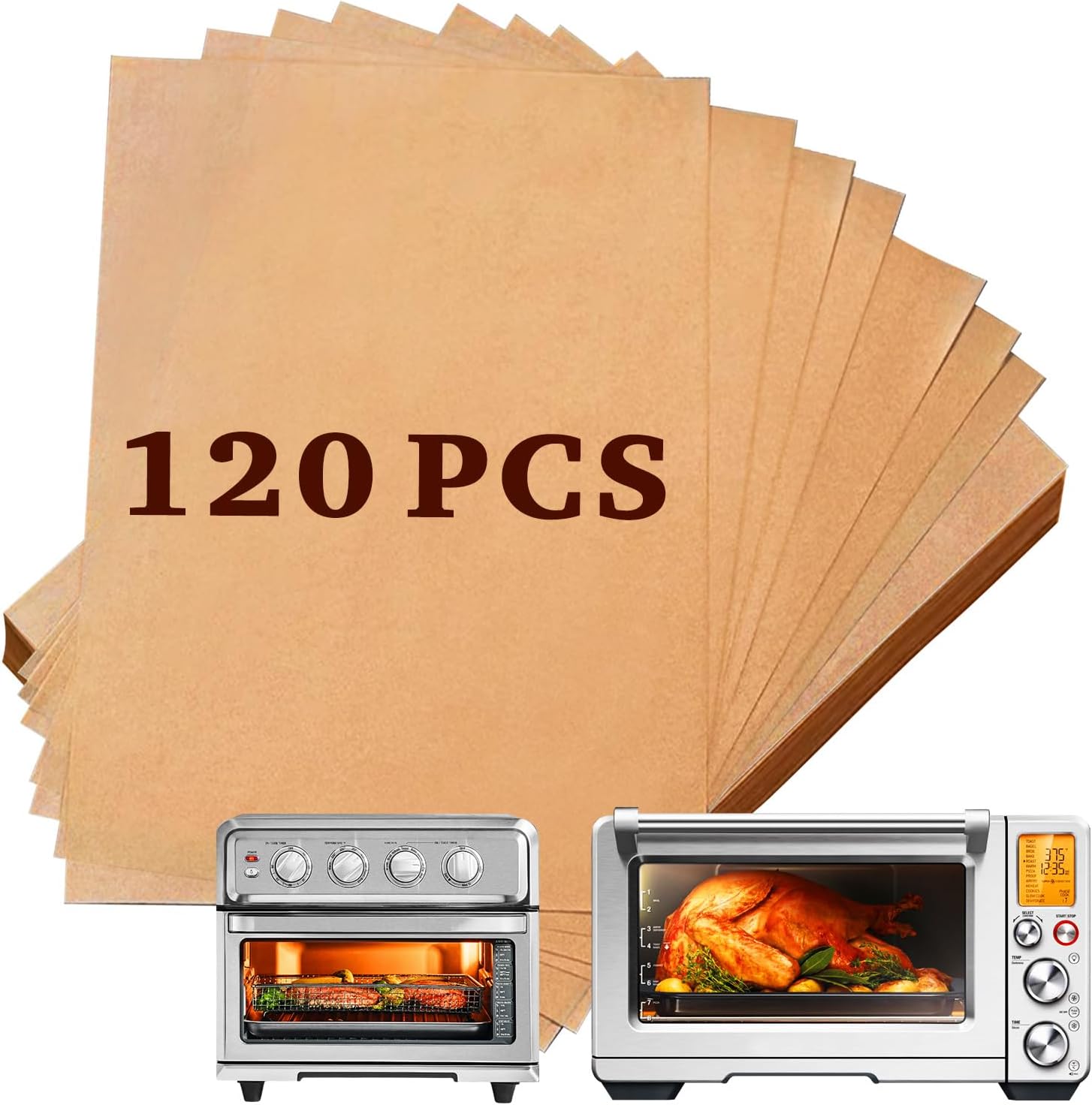 120pcs Breville Air Fryer Pro Liner Paper - Easy Clean!