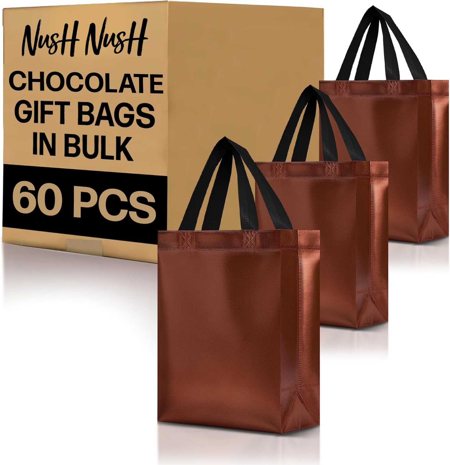 Nush Nush Chocolate Gift Bags - Stylish Reusable Party Favors