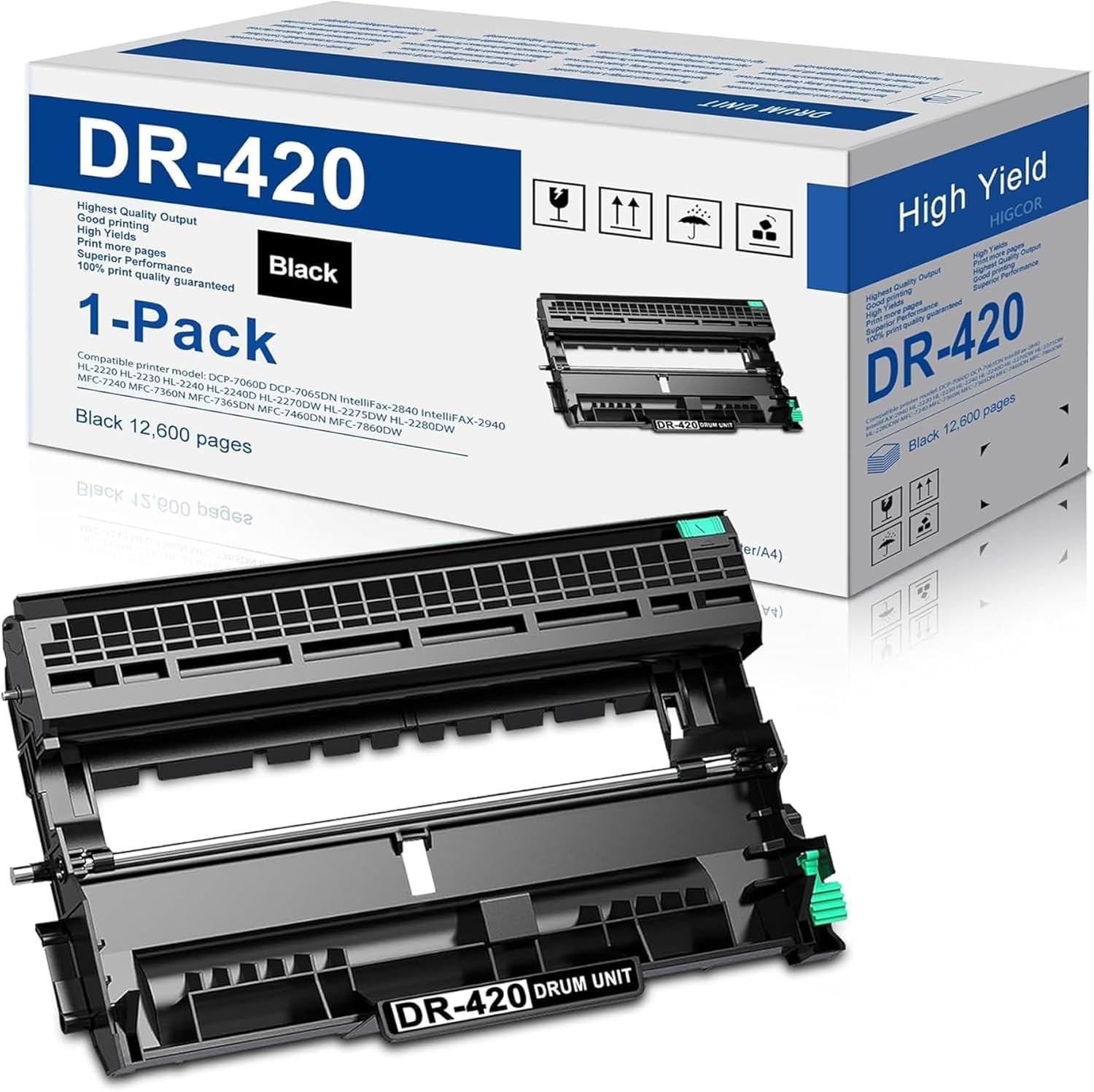 DR420 Drum Unit Replacement for Brother Printers - High Yield