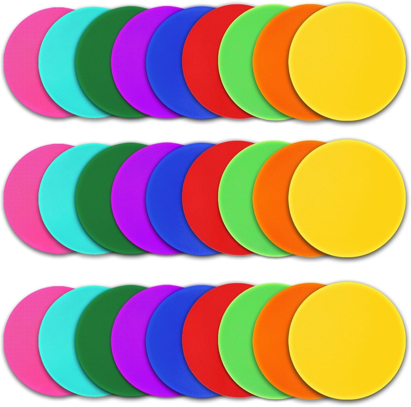 Spot Markers 18 Pcs Non Slip Rubber Agility Markers for Sports