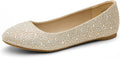 Rhinestone Ballet Flats for Women - Sparkling Dress Flats
