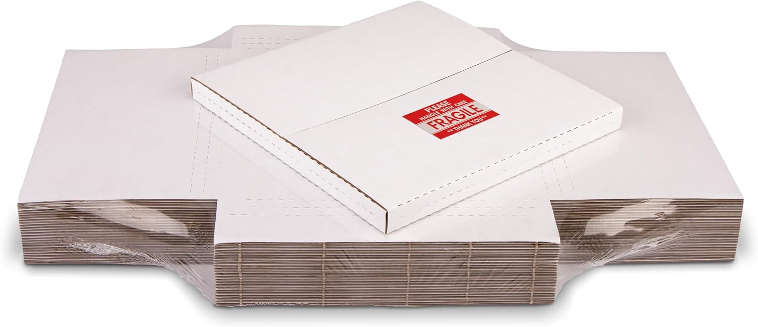 White Vinyl Record Mailers for Safe and Easy Shipping