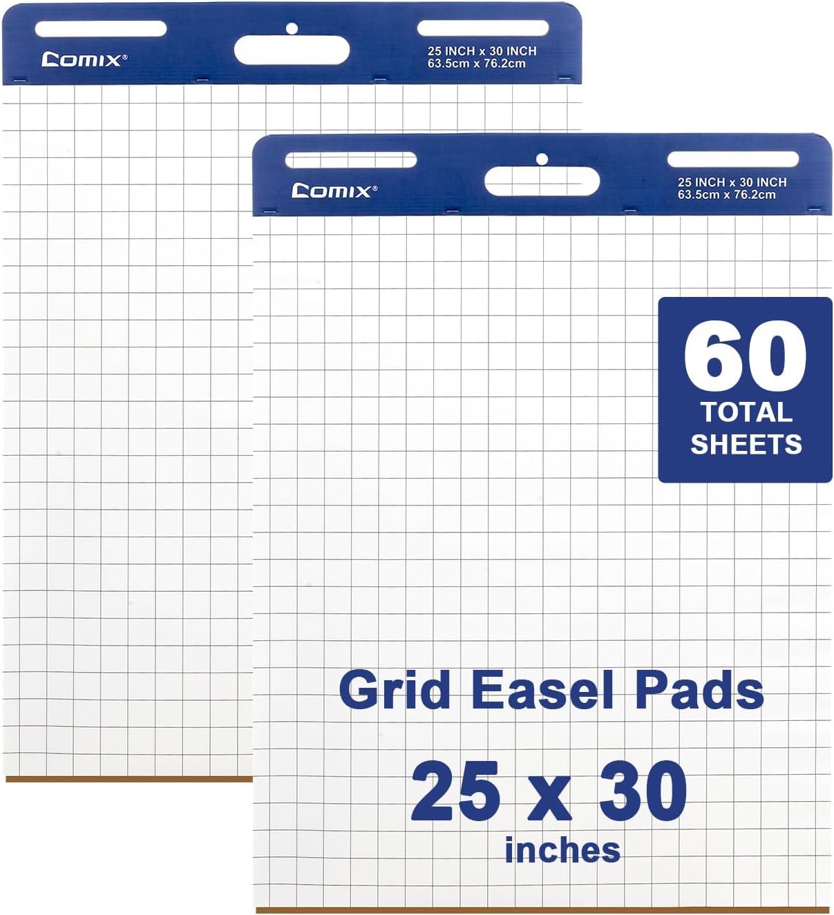 Comix Grid Sticky Easel Pad for Teachers and Offices, 25 x 30 in