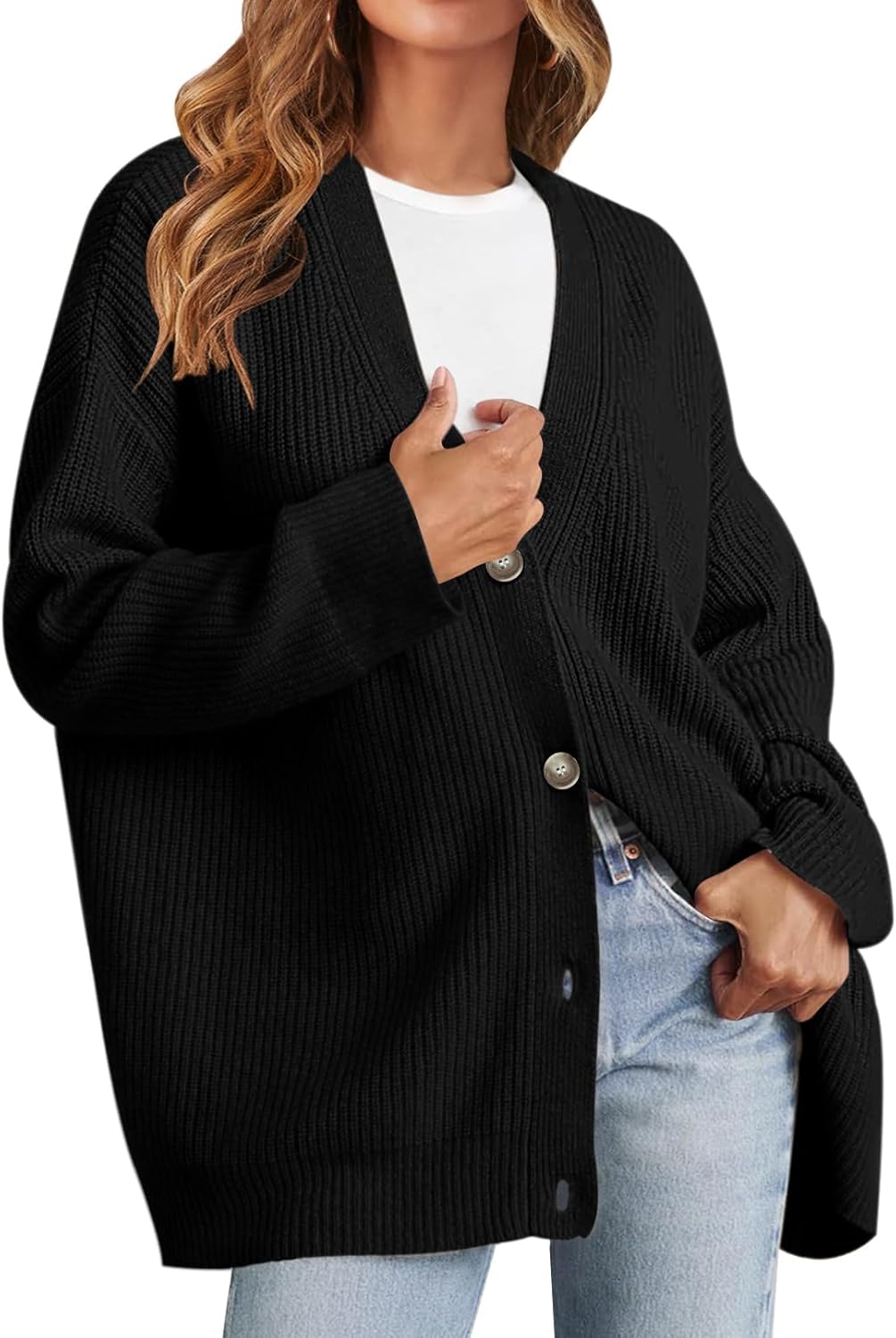 MEROKEETY Women's Cardigan Sweaters for Cozy Fall Fashion