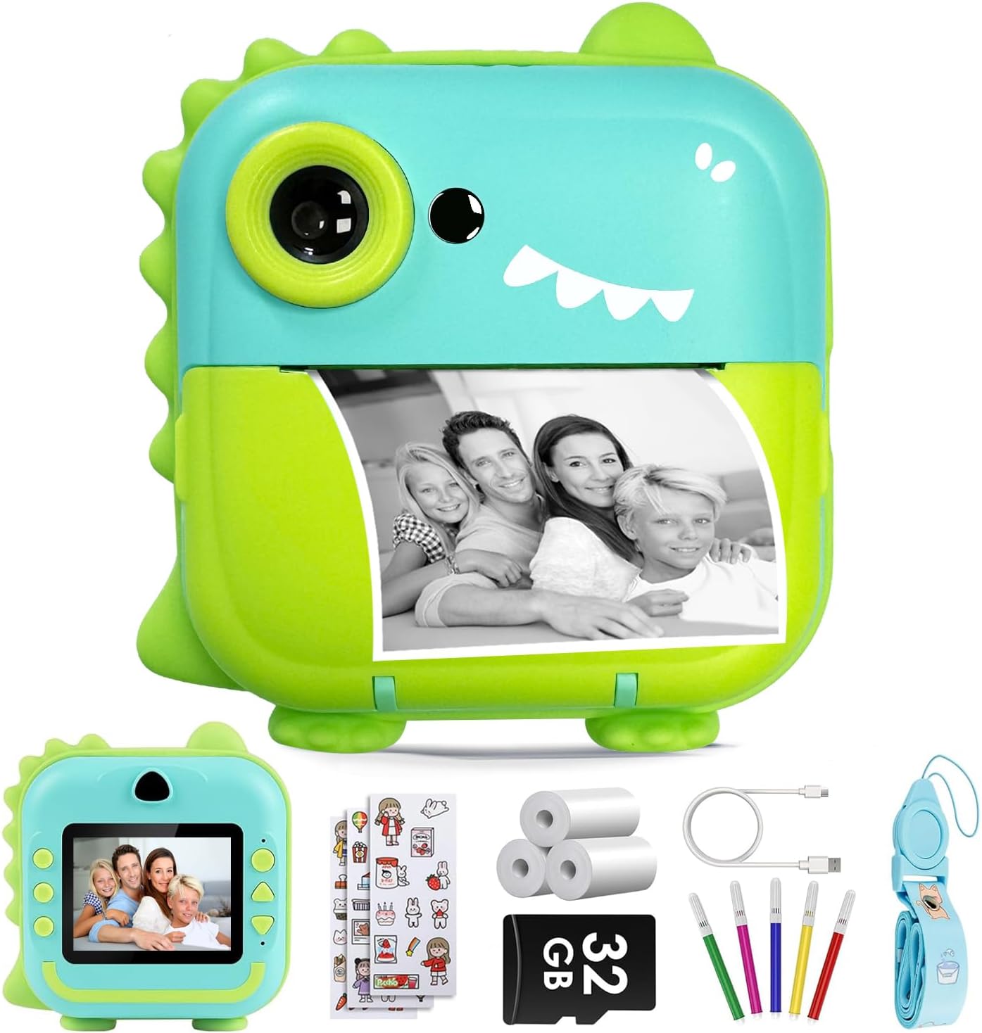 Fun Instant Print Camera for Kids - Perfect Gift!