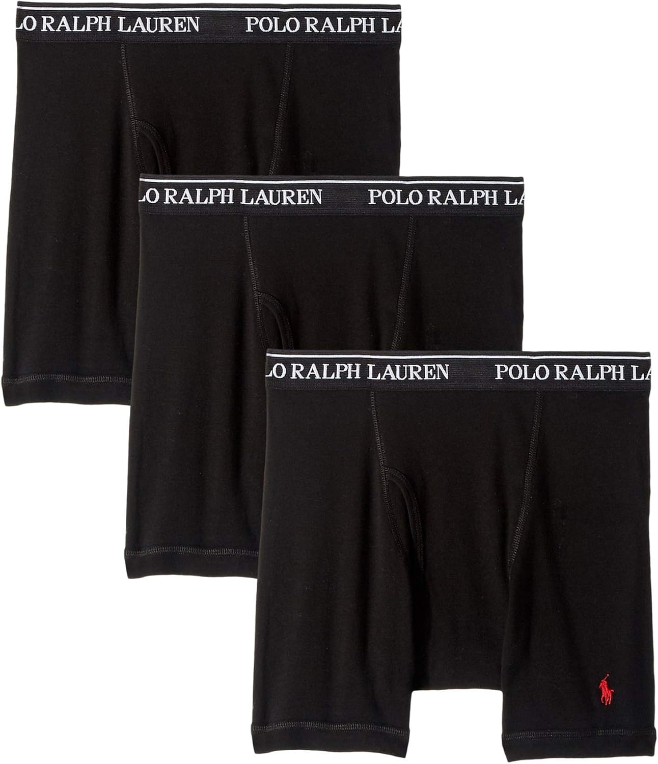 Polo Ralph Lauren Men's Classic Fit Wicking Boxer Briefs 3-Pack
