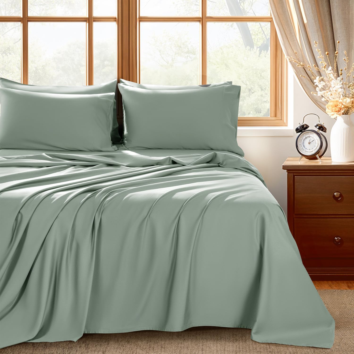 Shilucheng 100% Egyptian Cotton King Size Sheets Set Review