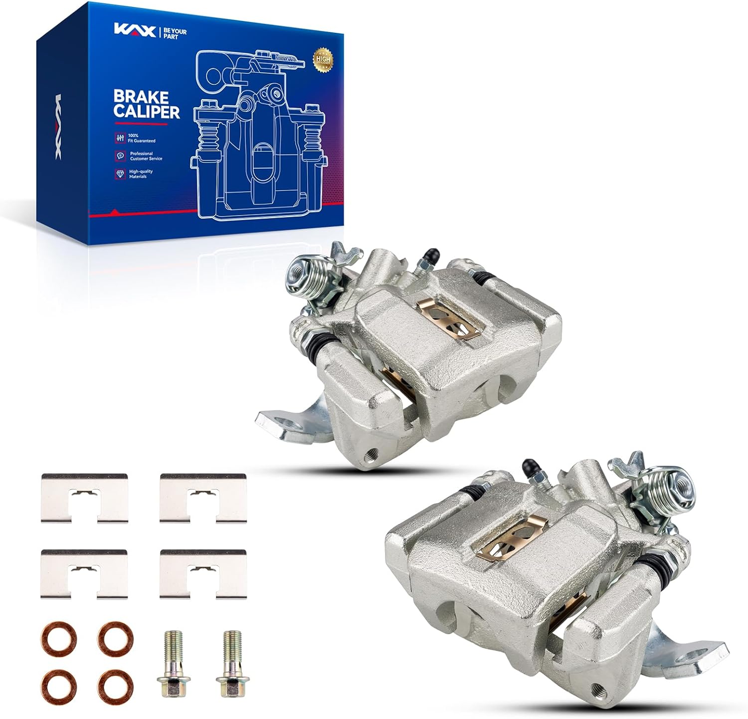 KAX Disc Brake Caliper Assembly for Acura RSX and Honda Civic