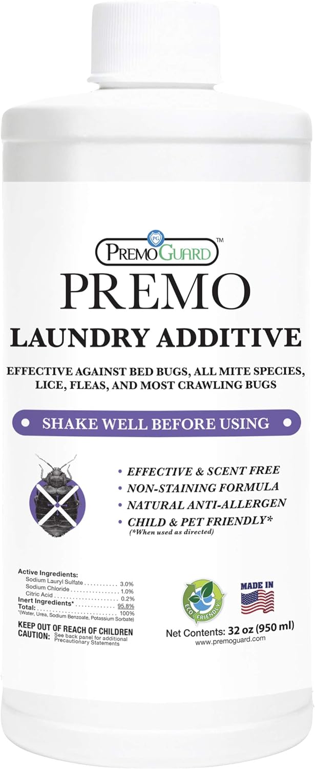 Natural Bed Bug & Mite Laundry Detergent Additive 32 oz