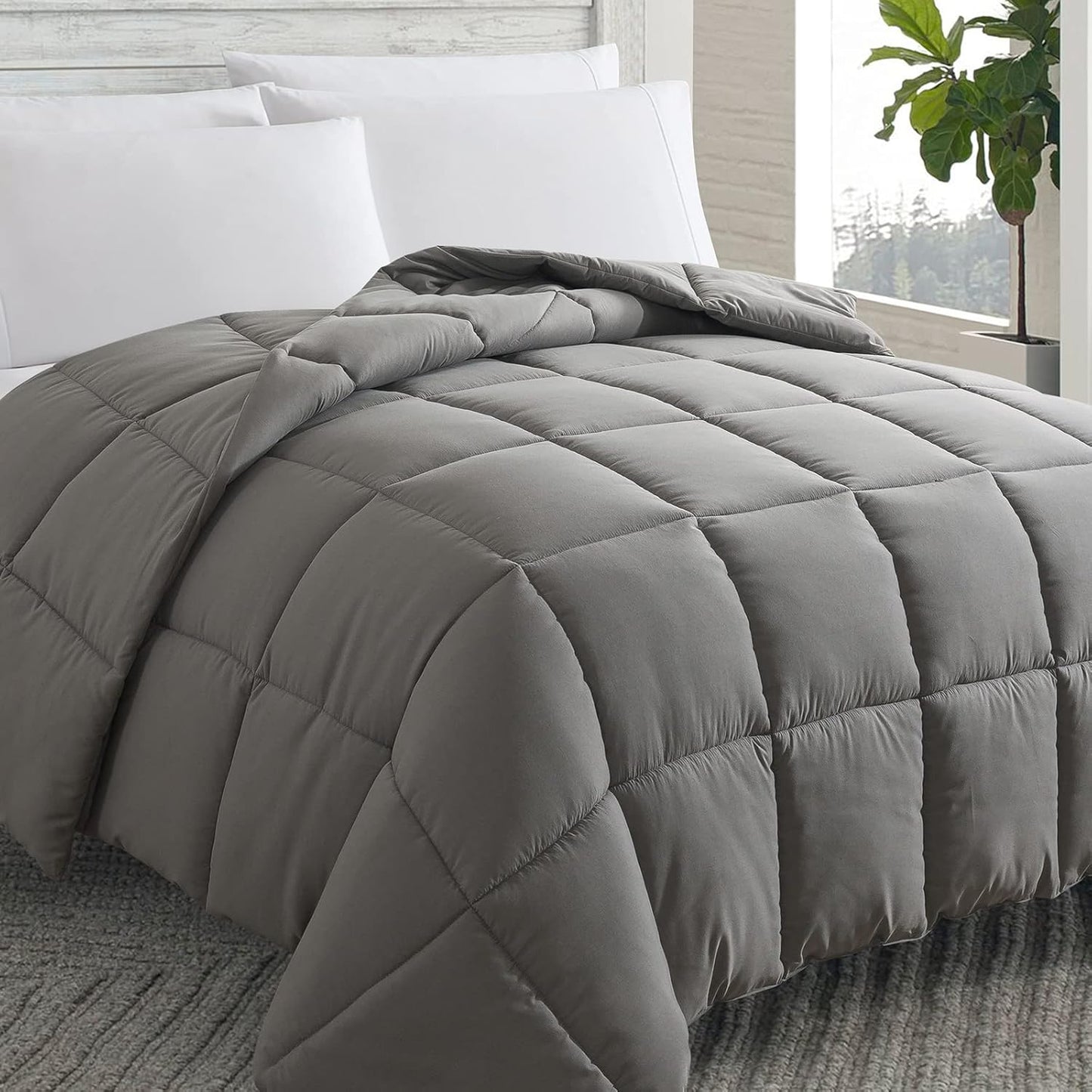 Cosybay Down Alternative Comforter for All Seasons, Cal-King Size
