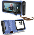Waterproof Phone Case for Snorkeling & Diving (Blue) - 33ft Protection