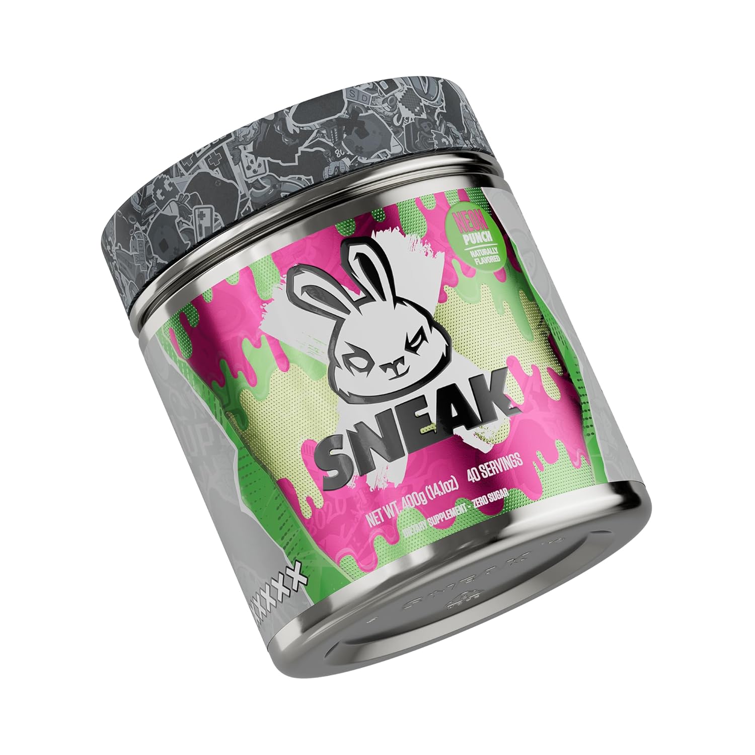 SNEAK Energy Drink Powder - Neon Punch for Ultimate Focus