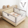 Quick Assembled Bed Rail for Baby - Foldable Height Adjustable Guard