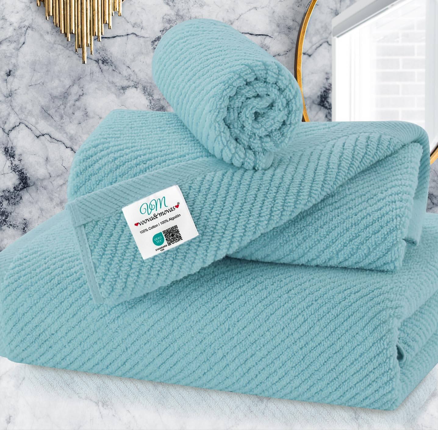 Luxurious 3-Piece Cotton Towel Set for Ultimate Comfort