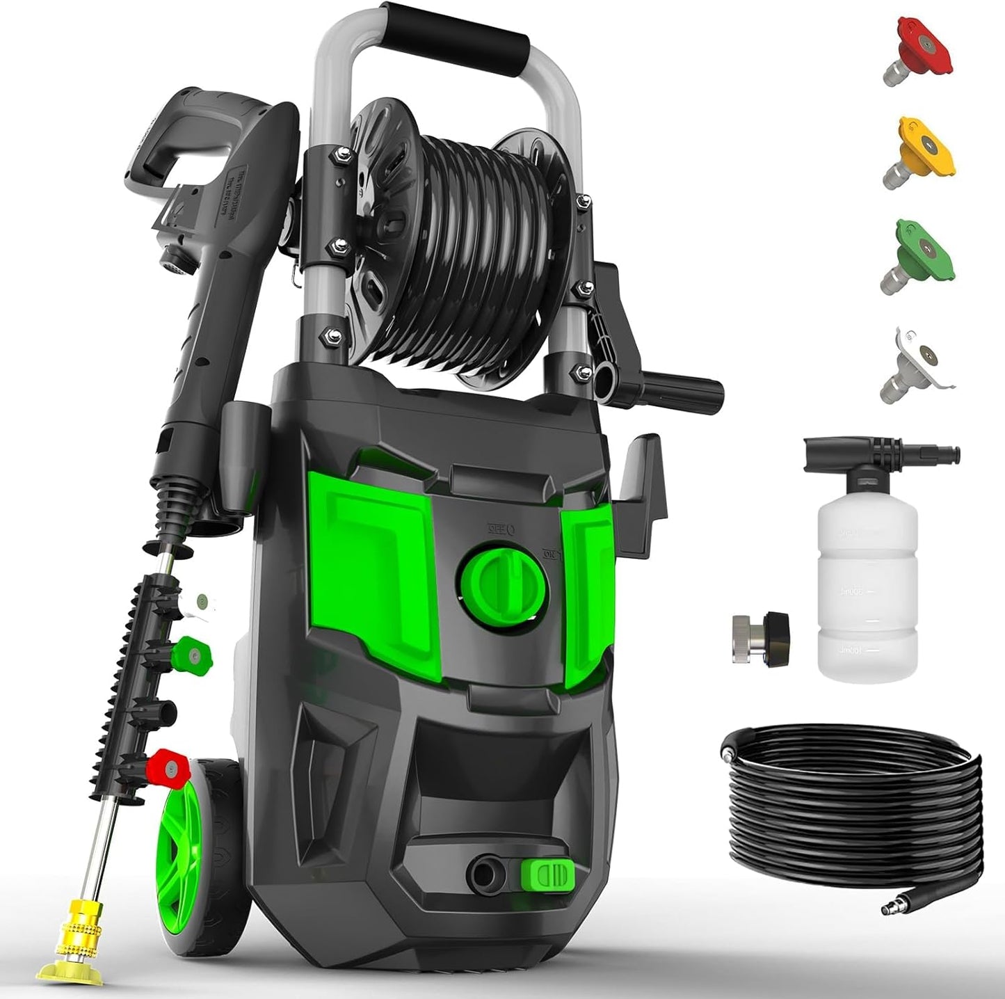 Electric Pressure Washer 5000PSI Max for Powerful Cleaning