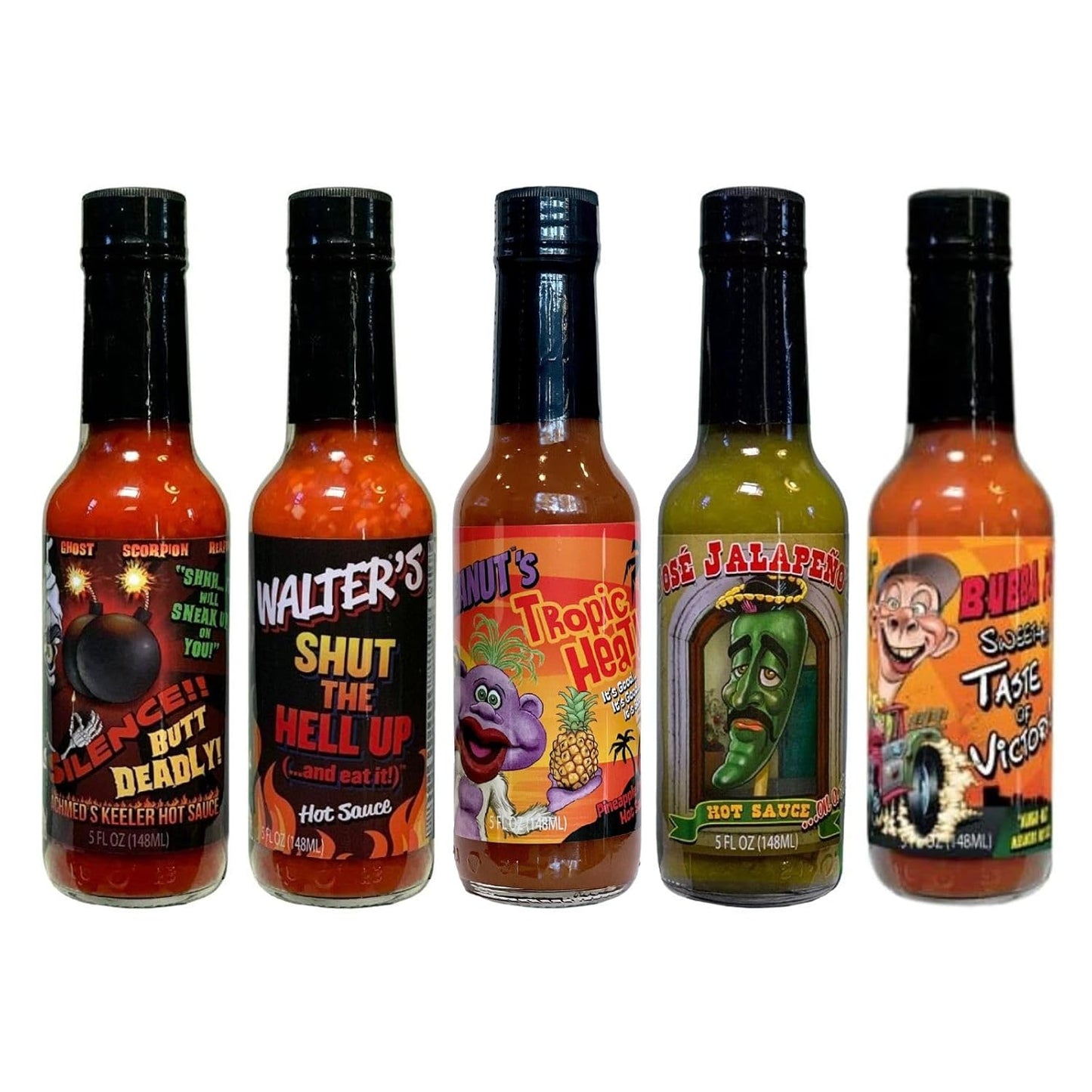 Variety Hot Sauce Pack - Jeff Dunham's Spicy Challenge Set
