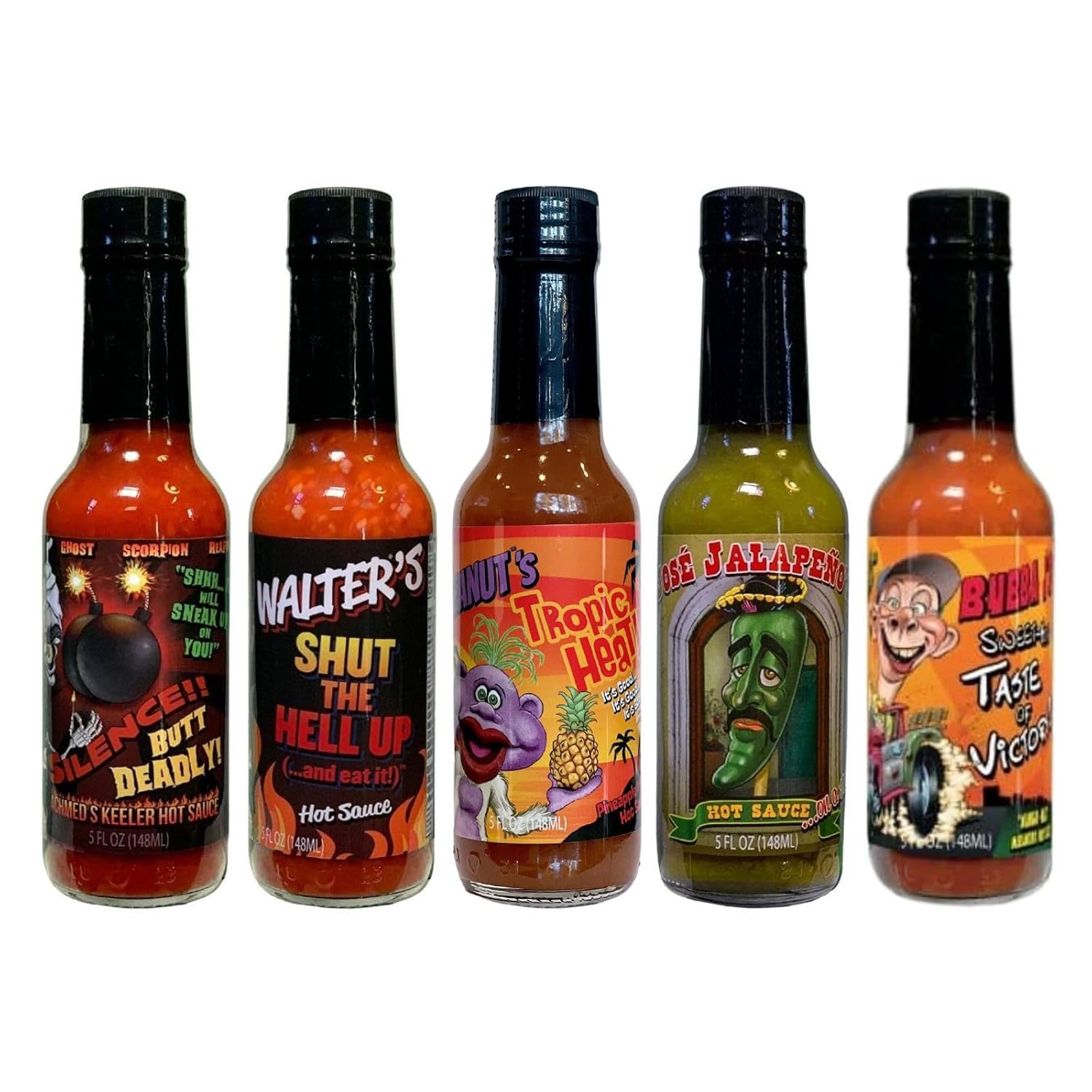Variety Hot Sauce Pack - Jeff Dunham's Spicy Challenge Set