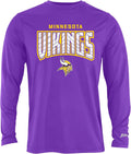 Zubaz NFL Men's Long Sleeve Team Graphic T-Shirt (Style 2QF3)