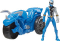 Power Rangers Dino Fury Rip N Go Tricera Battle Rider and Blue Ranger