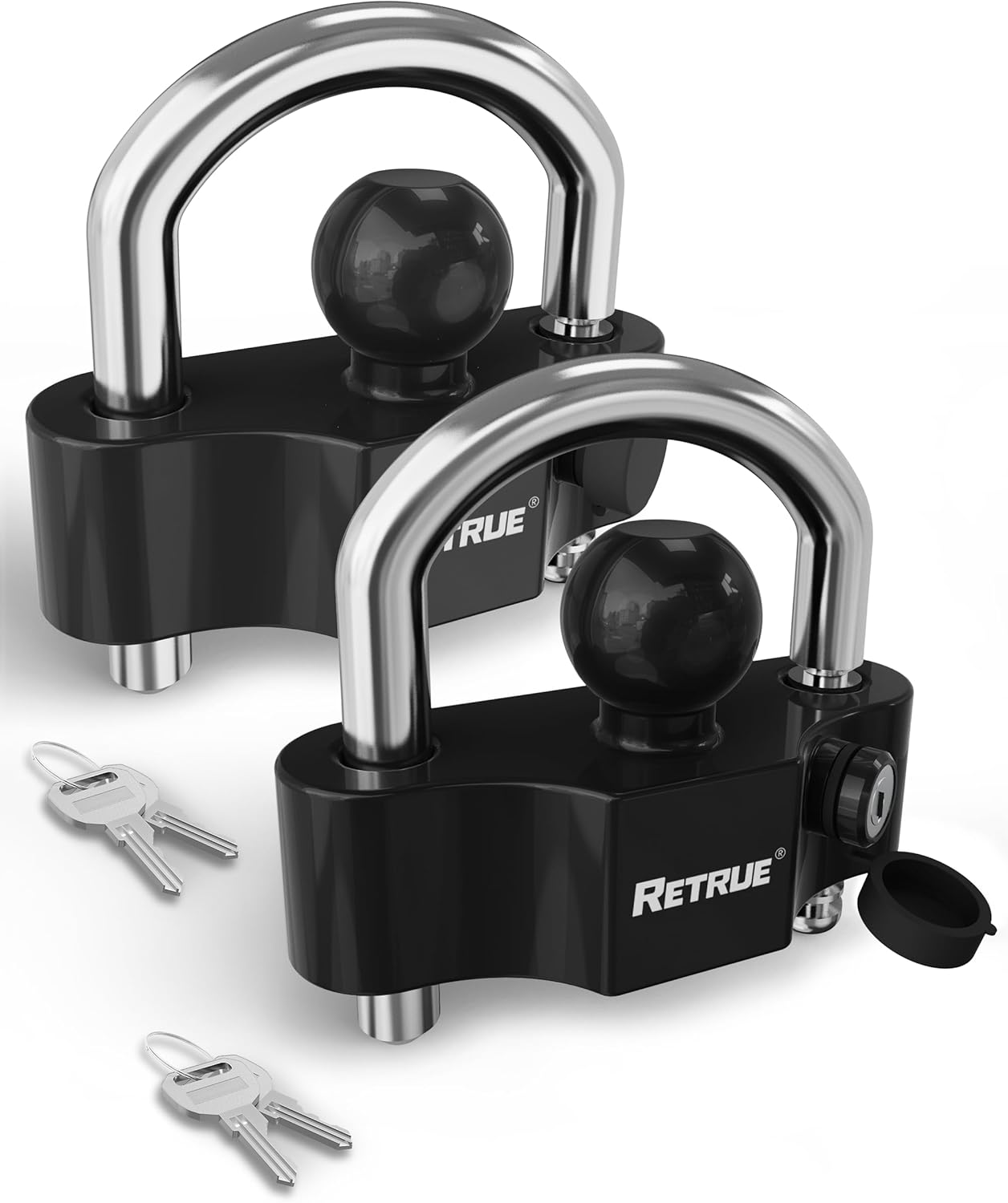 RETRUE Universal Coupler Lock for Trailer Hitch Security