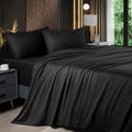 Shilucheng Queen Sheet Set - Cooling 4 Piece Bamboo Blend Sheets