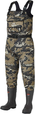 Bare Camo Neoprene Chest Waders for Men - Insulated Bootfoot