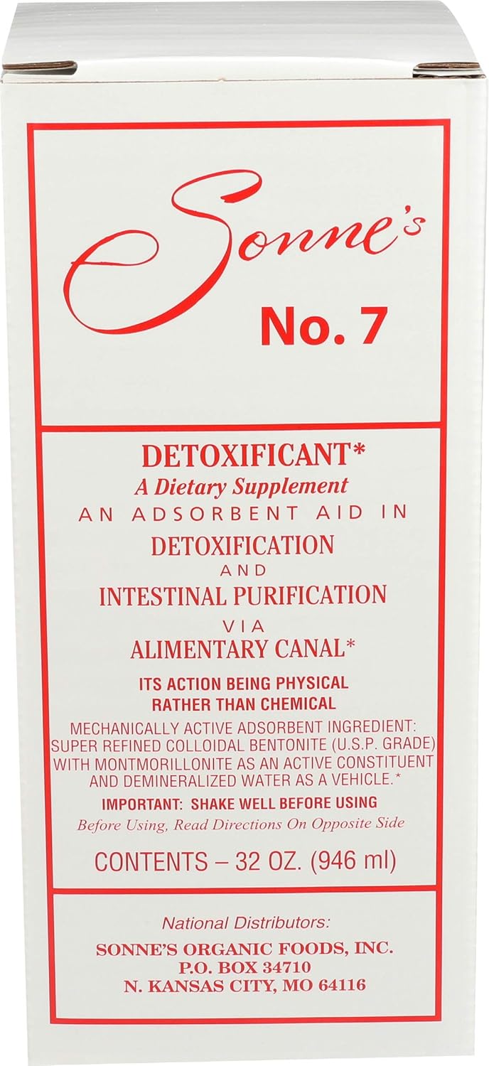 Sonne's No. 7 Detoxification Liquid for Natural Wellness