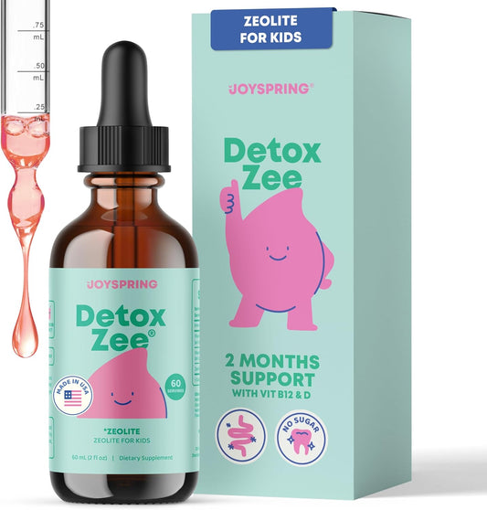 JoySpring DetoxZee Zeolite for Kids - Natural Berry Flavor