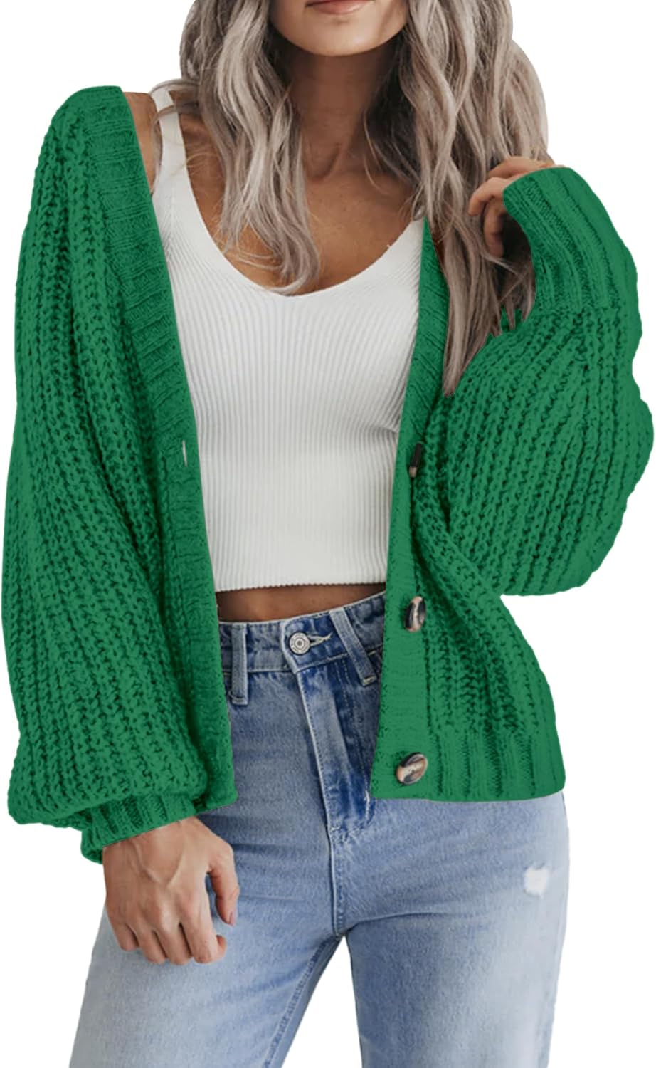 Zeagoo Women's Chunky Knit Cardigans for Stylish Fall Looks