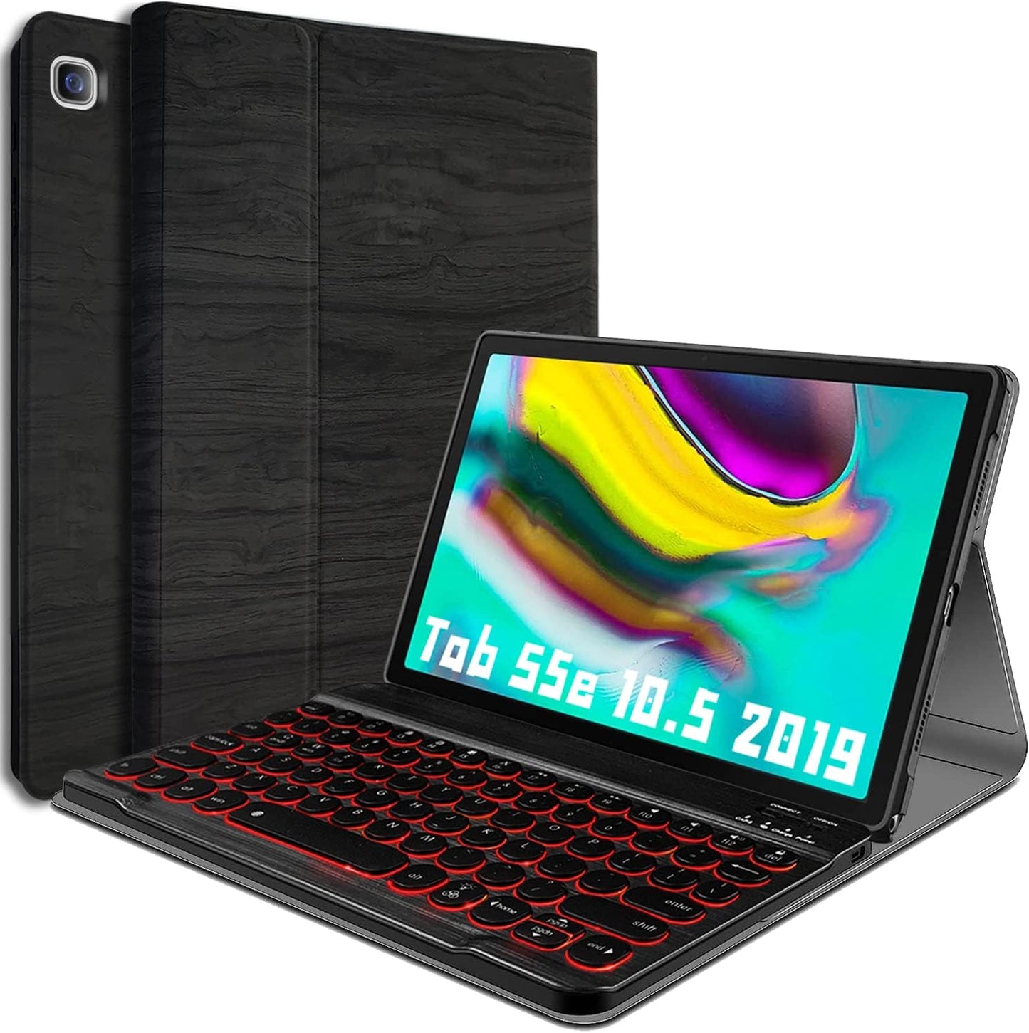 REAL-EAGLE Backlit Keyboard Case for Samsung Galaxy Tab S5e 10.5 in